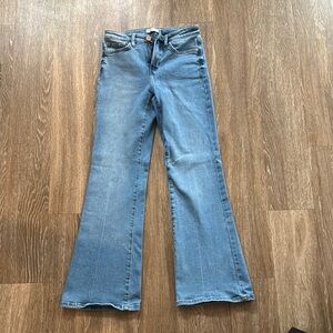 LC Lauren Conrad Blue Flare & Wide Leg Jeans